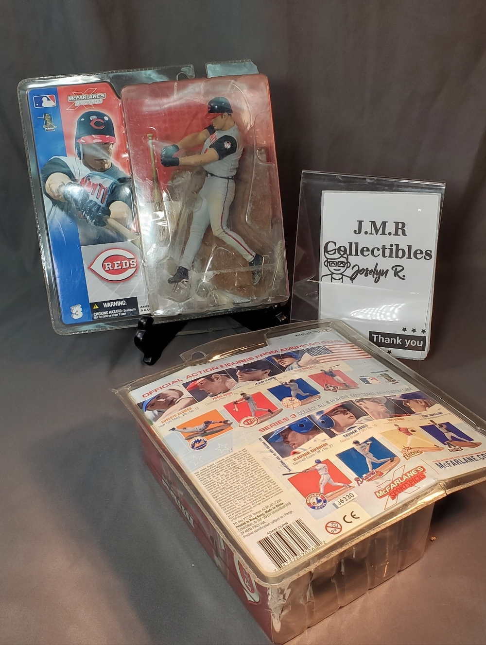2002 McFarlane Adam Dunn Action Figure MLB BASEBALL Series 3 Cincinnati Reds NIB